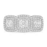 Moissanite Diamond Ring  -  خاتم الماس موزنايت