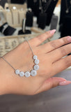 Moissanite diamond necklace - قلادة الماس موزنايت