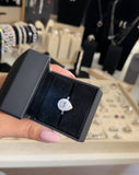 Pear 2.5CT Moissanite Diamond Ring - خاتم الماس موزنايت
