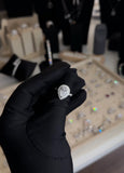 Pear 2.5CT Moissanite Diamond Ring - خاتم الماس موزنايت