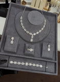 Emerald shape Moissanite Diamond Set -  طقم الماس موزنايت