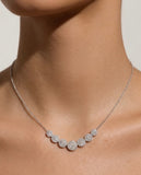 Moissanite diamond necklace - قلادة الماس موزنايت