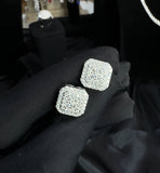 Moissanite Diamond Earring- -حلق الماس الموزنايت