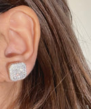 Moissanite Diamond Earring- -حلق الماس الموزنايت