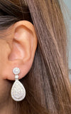 Moissanite Diamond Earring- -حلق الماس الموزنايت
