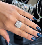 Dubai Moissanite Diamond Ring - خاتم الماس موزنايت