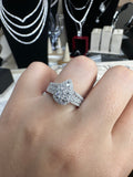 Moissanite Diamond Ring Opulent - خاتم الماس موزنايت