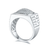 Moissanite Diamond Rings for Men- خاتم الماس الموزنايت للرجال