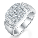 Moissanite Diamond Rings for Men- خاتم الماس الموزنايت للرجال