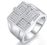 Moissanite Diamond Rings for Men- خاتم الماس الموزنايت للرجال