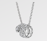 Bvlgari Diamond Moissanite  - قلادة الماس الموزنايت - بلغاري