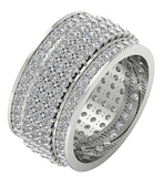 Moissanite Diamond Ring Precious  - خاتم الماس موزنايت