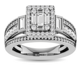 Moissanite Diamond Ring Scintillating - خاتم الماس موزنايت