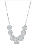 Moissanite diamond necklace - قلادة الماس موزنايت