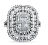 unique  |  Moissanite Diamond Ring - خاتم الماس موزنايت