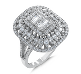 unique  |  Moissanite Diamond Ring - خاتم الماس موزنايت