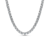 Moissanite Diamond Tennis Necklace | 0.5 carat |  قلادة الماس الموزنايت تنس | نص قيراط لكل الماسة