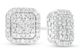 Moissanite Diamond Earring- -حلق الماس الموزنايت