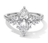 Marquise  3CT Moissanite Diamond Ring - خاتم الماس موزنايت