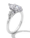 Marquise  3CT Moissanite Diamond Ring - خاتم الماس موزنايت