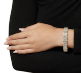 Queen  Moissanite Diamond Bracelet  - اسوارة الماس الموزنايت