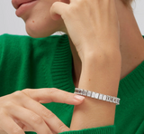 Emerald  Moissanite Diamond Bracelet  - اسوارة الماس الموزنايت | نص قيراط لكل الماسة