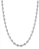 Moissanite Diamond Tennis Necklace | 0.1 ct قلادة الماس الموزنايت