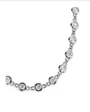 Moissanite Diamond Tennis Necklace | 0.1 ct قلادة الماس الموزنايت