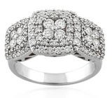 Moissanite Diamond Ring - خاتم الماس موزنايت