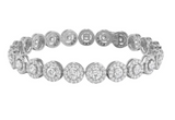 lady Moissanite Diamond Bracelet  - اسوارة الماس الموزنايت