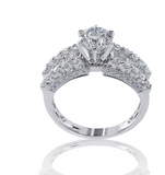 Moissanite Diamond Ring - خاتم الماس موزنايت - solitaire ring