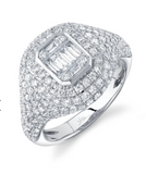 Moissanite Diamond Ring - خاتم الماس موزنايت