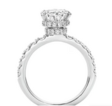 Pear Moissanite Diamond Ring - خاتم الماس موزنايت - قطعتين