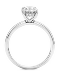 Oval Moissanite Diamond Ring - خاتم الماس موزنايت - قطعتين